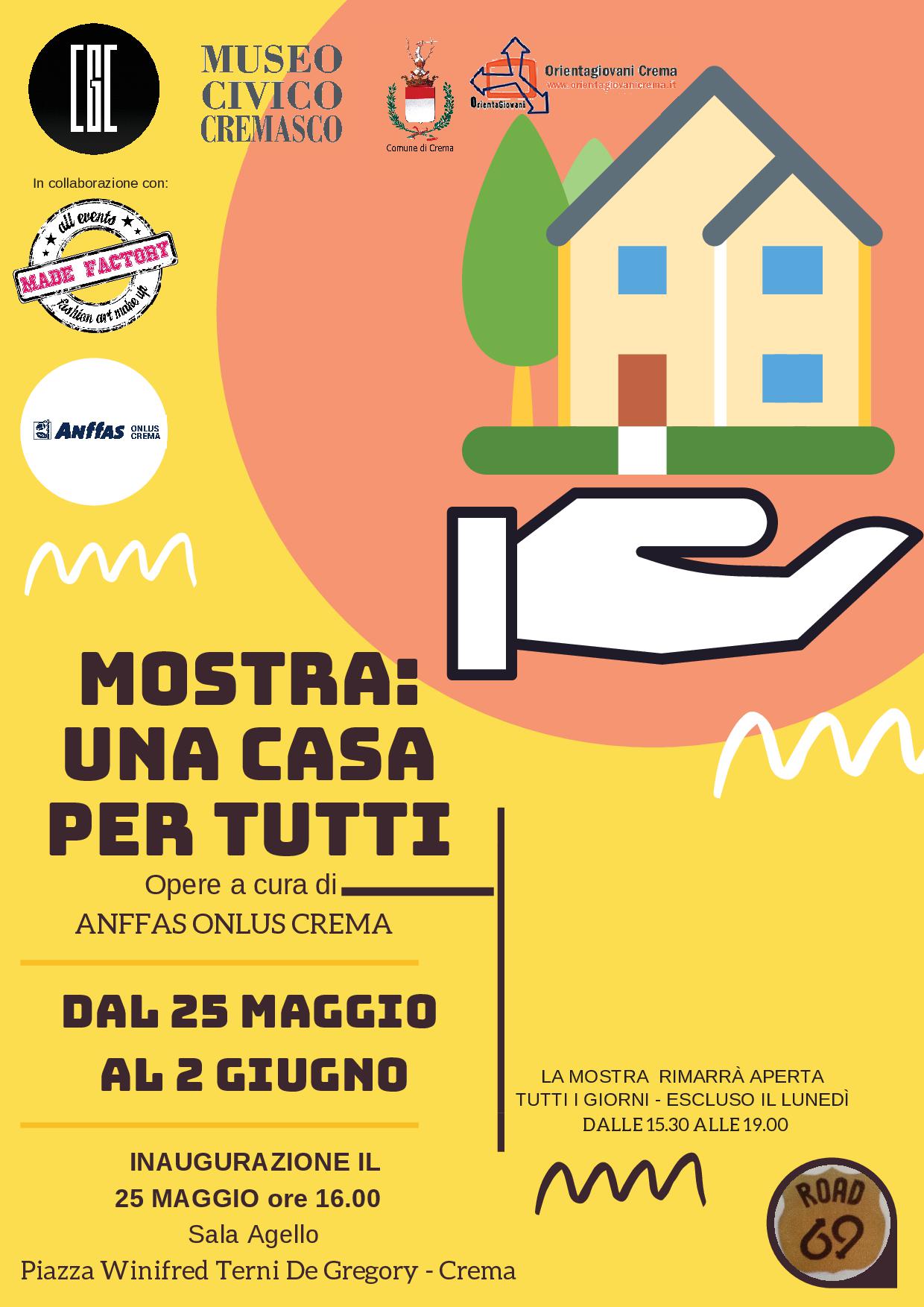 Mostra UNA CASA PER TUTTI Cultura Crema