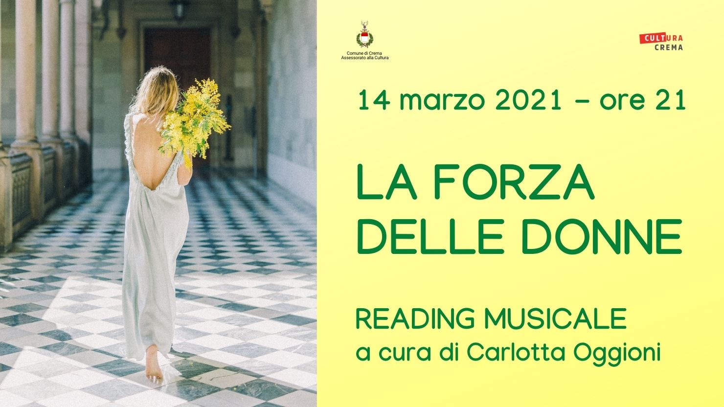 Reading musicale – LA FORZA DELLE DONNE – Cultura Crema